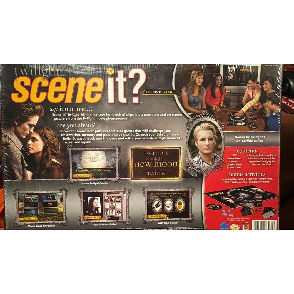 twilight scene it ? The DVD Game  Mattel 2009